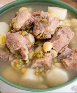 CANH SƯỜN HEO ĐẬU XANH