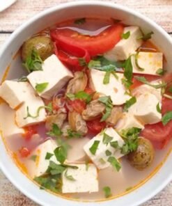 CANH CHUA ĐẬU HŨ NON