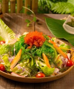 SALAD RONG BIỂN TRỨNG CUA SỐT CAM